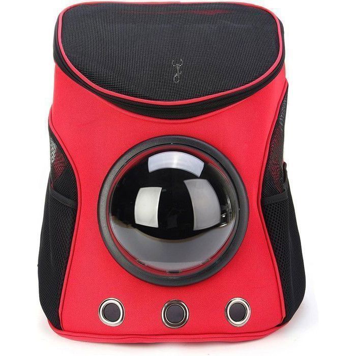 Comparer les prix de Sac à dos pour animaux de compagnie , Sac à dos pour chats Portable chien chat sac de voyage, fournitures d'extérieur  35x31x25cm